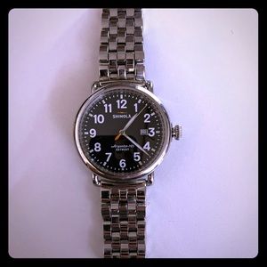 Shinola 41mm Runwell-Silver Stainless Steel Watch
